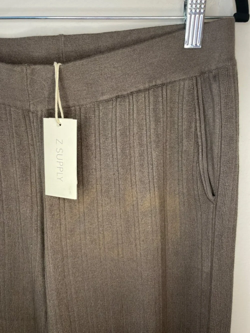Z Supply Du Monde Pants Burnt Ash Heather Women's Sz Medium MSRP$110 NWT - Picture 4 of 8
